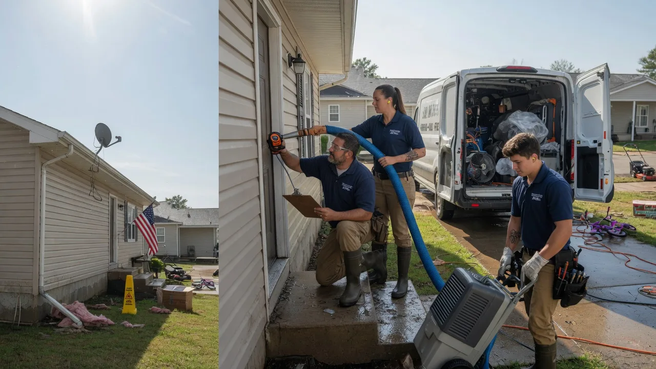 Ceiling Water Damage Restoration in Portland, MO near me